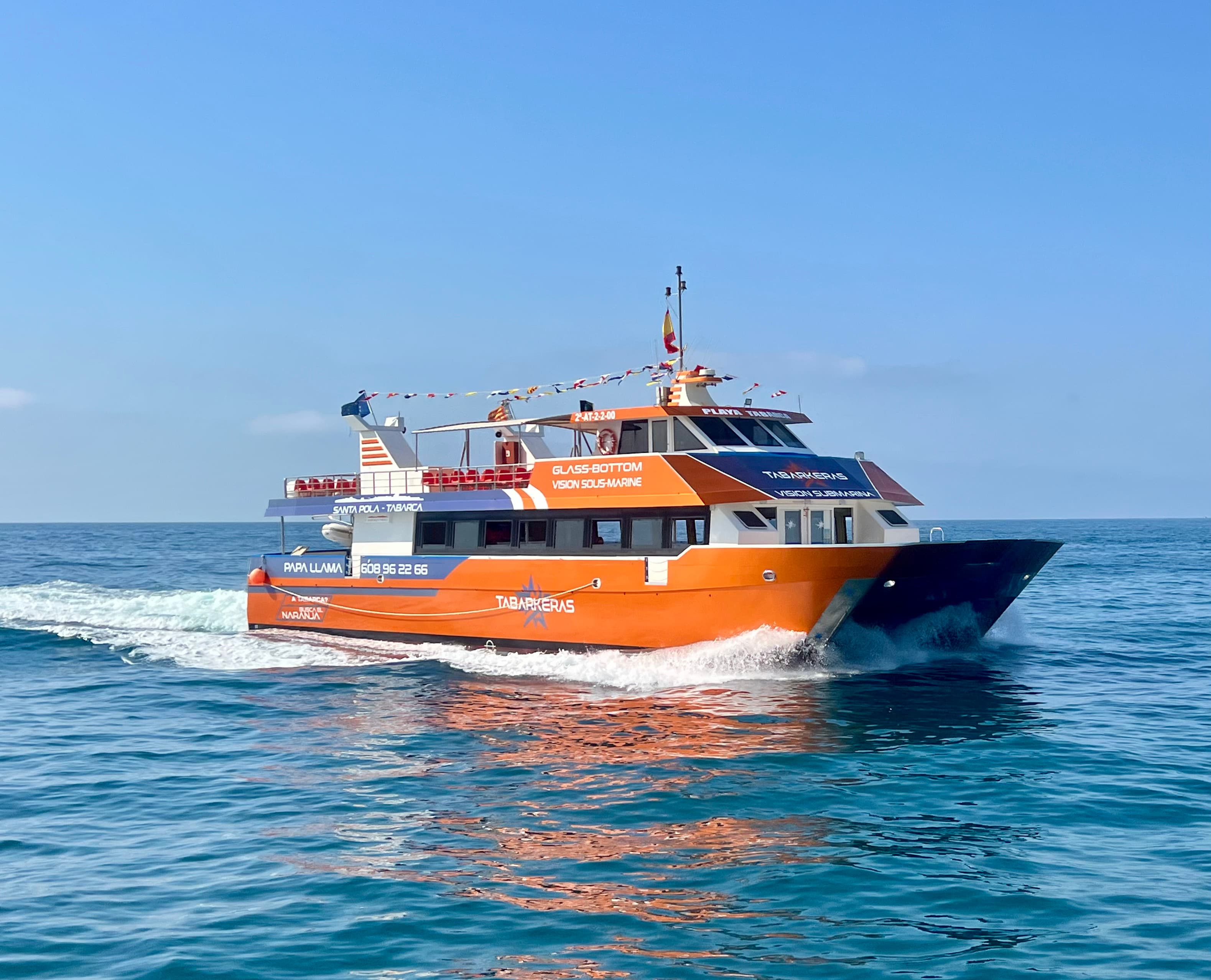 Ferry Viajes Isla Tabarca à l'île de Tabarca, Alicante, Espagne